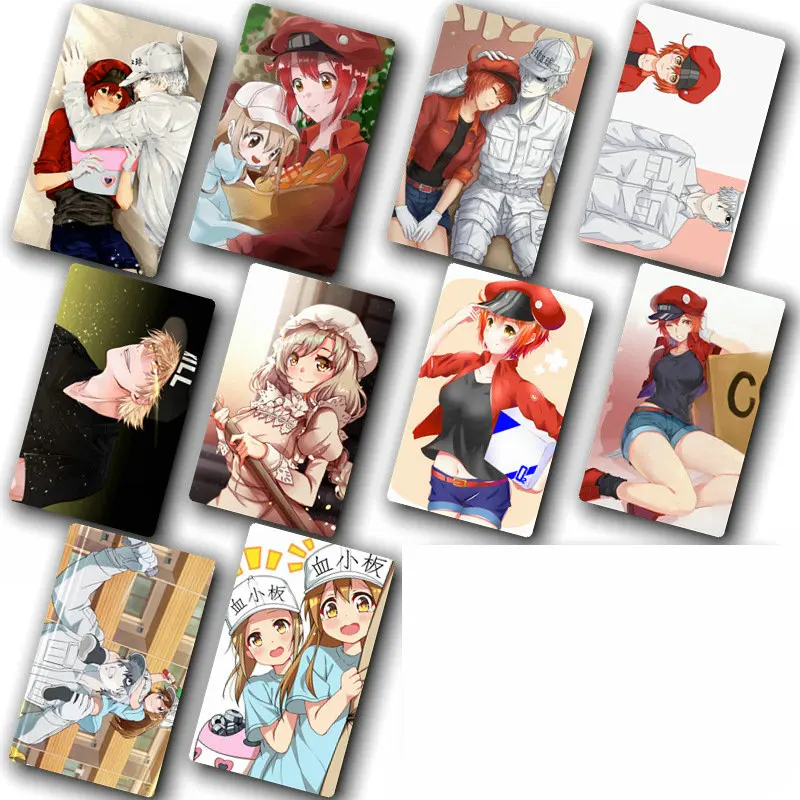 70 шт./лот аниме Hataraku Saibou наклейка на банковскую карту сделай сам
