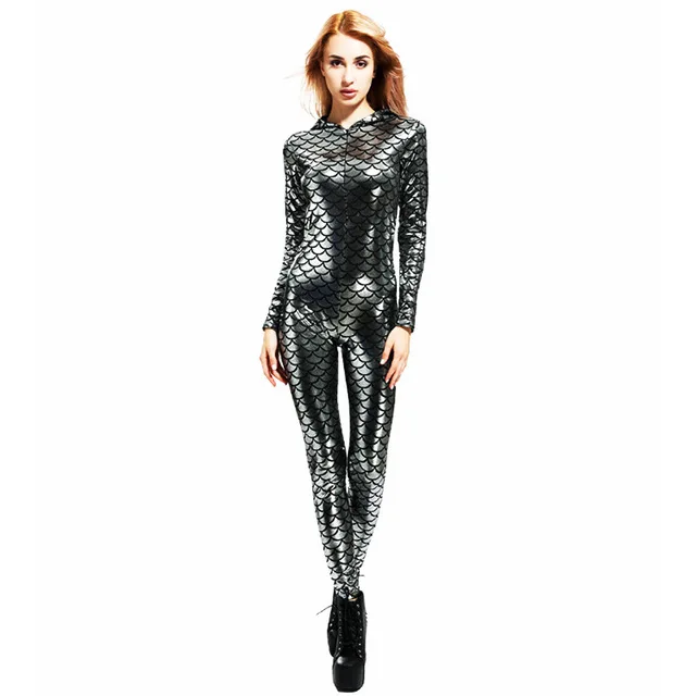 Новый карнавальный костюм Aquaman Mera зентай для вечеринки ночного клуба DS Fish scale