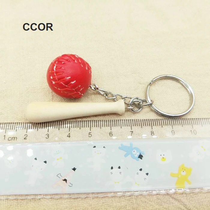 Бесплатная доставка спортивные стильные брелки милые бейсбольные ювелирные