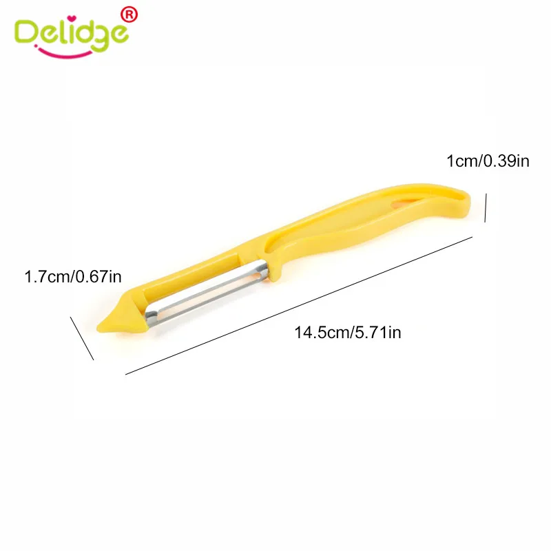 Delidge 1 Pc Plastic Potato Peeler Vegetables Knife Household Kitchen Gadget Home Tools Accessories Cucumber Peelers& zester