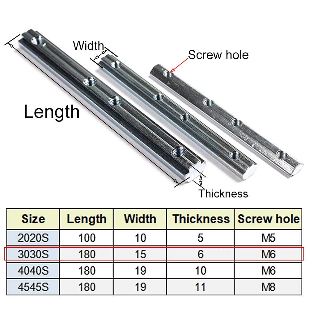 Соединительный элемент соединителя 4 шт. удлинитель длины алюминиевого профиля с