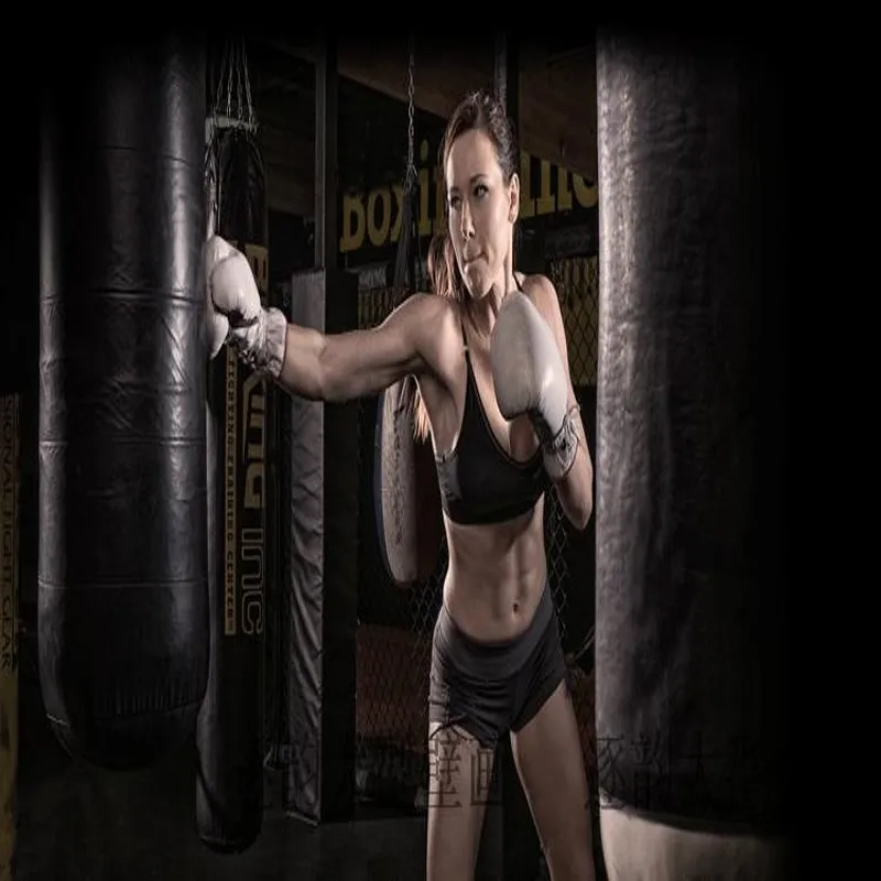 Большие фрески на заказ для спортзала Женская Фреска бокса тхэквондо фоновые