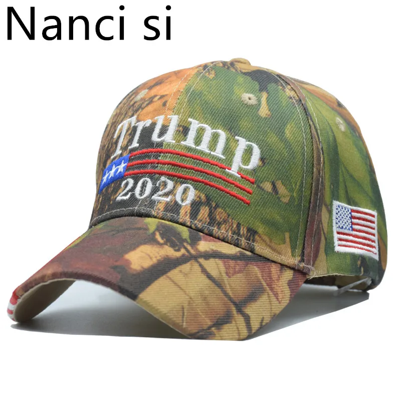 Бейсболка Nanci si новая камуфляжная бейсболка с принтом Дональд Трамп 2020 флагом США