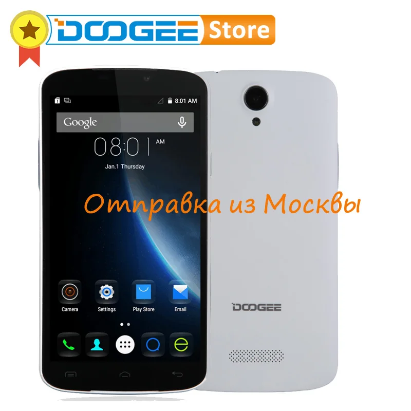 Оригинал DOOGEE X6 PRO 5.5 Дюймов 1280 x 720 MTK6735 Quad Core 2Гб RAM 16Гб ROM Android 5.1 Смартфон GPS WIFI |