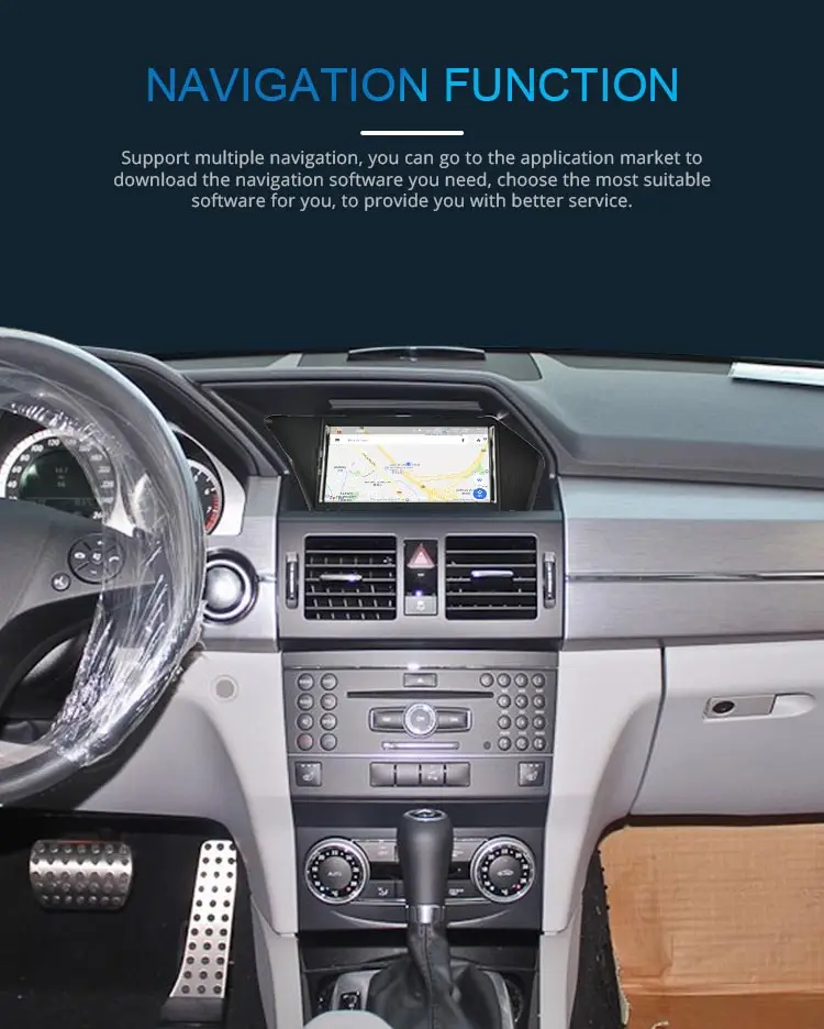 JDASTON Android 9,0 автомобильный dvd-плеер для Mercedes Benz GLK 2008 2009 2010 Мультимедиа gps стерео 1Din Автомагнитола 4+ 64
