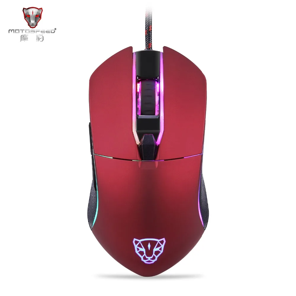 Motospeed V30 игровая мышь Профессиональная регулируемая разрешение 3500 dpi USB Проводная