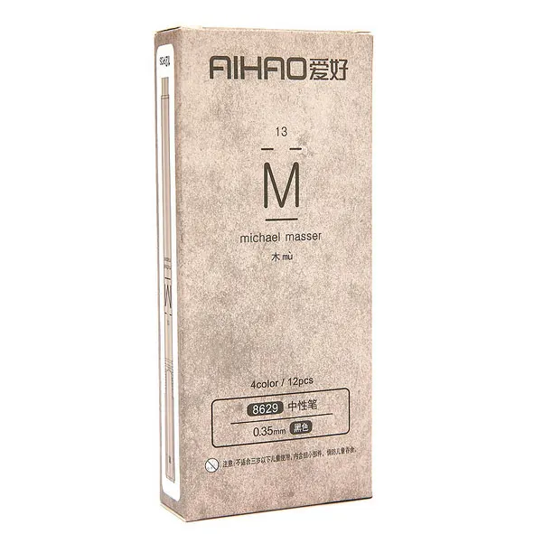 Dilosbu 12 шт. 0 35 мм ручка пластиковая Синий Ручка гелевая офиса и школьные