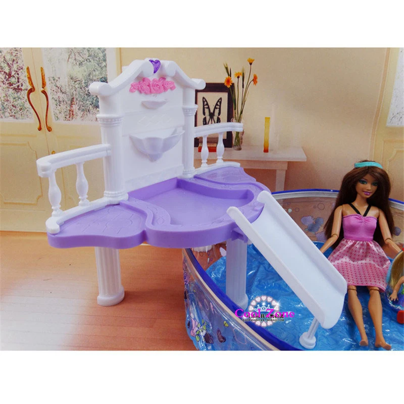 Новое поступление миниатюрная мебель летний бассейн для куклы Барби