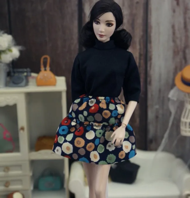 Стиль Кукла одежда юбка платье аксессуары для BB fr куклы BBIA85 - Цвет: hs top and skirt