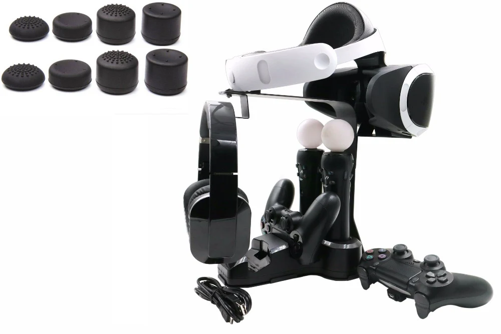 Зарядки Зарядное устройство и Дисплей хранения стенд для PS4 VR контроллер Dualshock 4 PS