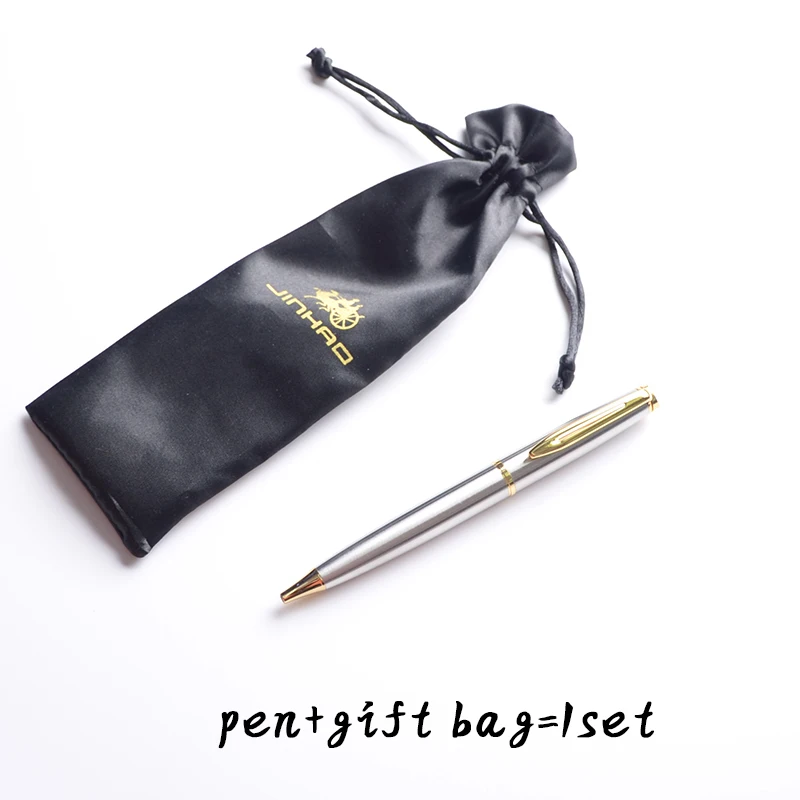 Baoer металлическая шариковая ручка stylo cristal Роскошная офисная Подарочная шариковая ручка для письма синяя заправка boligrafos divertidos boligrafo lotes - Цвет: As shown