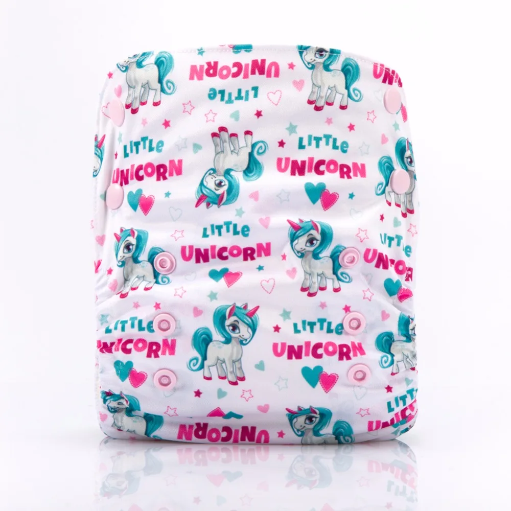 JinoBaby бамбуковые подгузники одного размера тканевые пеленки для детей AIO-My Unicorn |