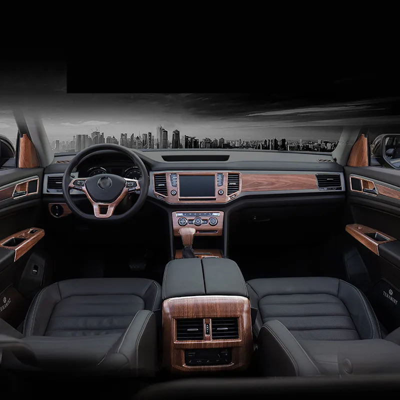 Центральная деревянная консоль дверная ручка с вентиляционным отверстием рама