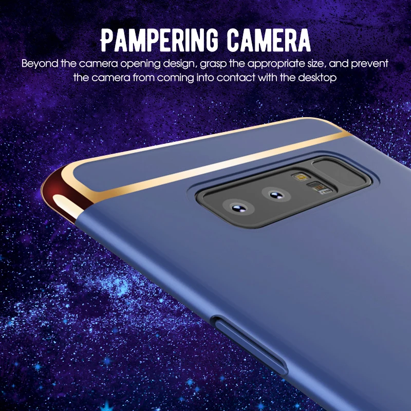 Чехол для телефона Samsung Galaxy S10 S9 S8 Plus Роскошный Матовый Жесткий ударопрочный чехол