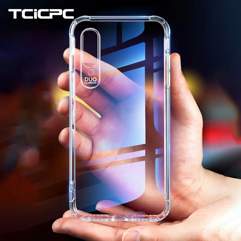 Чехол для Huawei P20 мягкий тонкий прозрачный противоударный чехол из ТПУ Pro|Бамперы| |