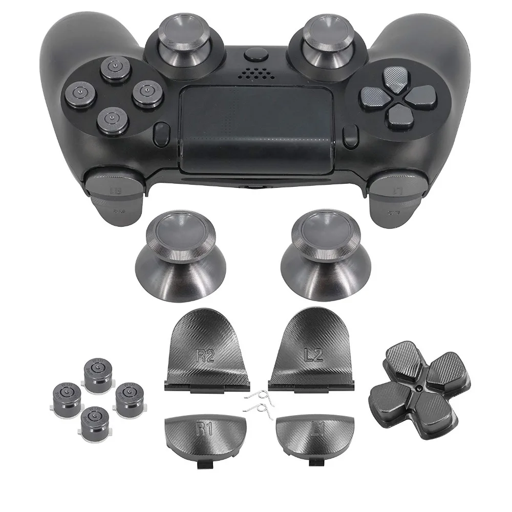 Полностью алюминиевые металлические кнопки для контроллера PS4 аналоговые стики