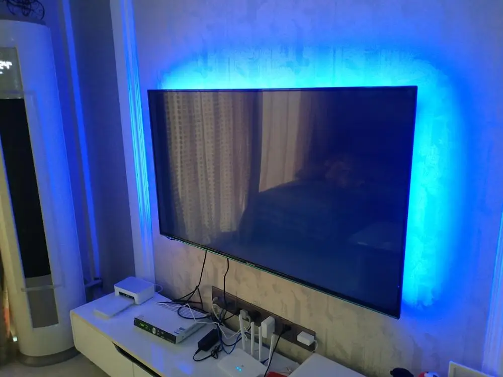 DC 5 в USB Светодиодная лента 5050 водонепроницаемая RGB Светодиодная гибкая 50 см 1 м 2 м добавить 3 17 кнопочный пульт дистанционного управления для ТВ фонового освещения