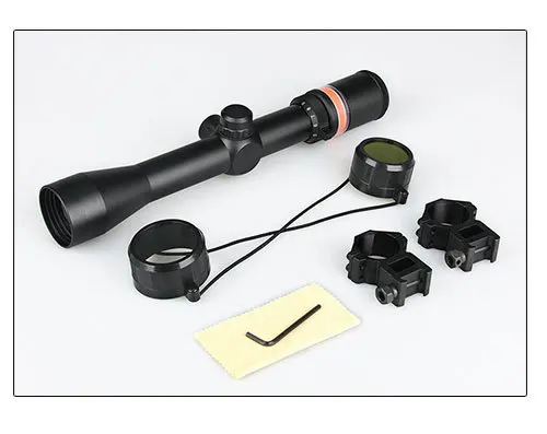 3-9x40 прицел с красные оптоволоконные оптический Пневматические винтовки прицелы для винтовок Охота gz10267