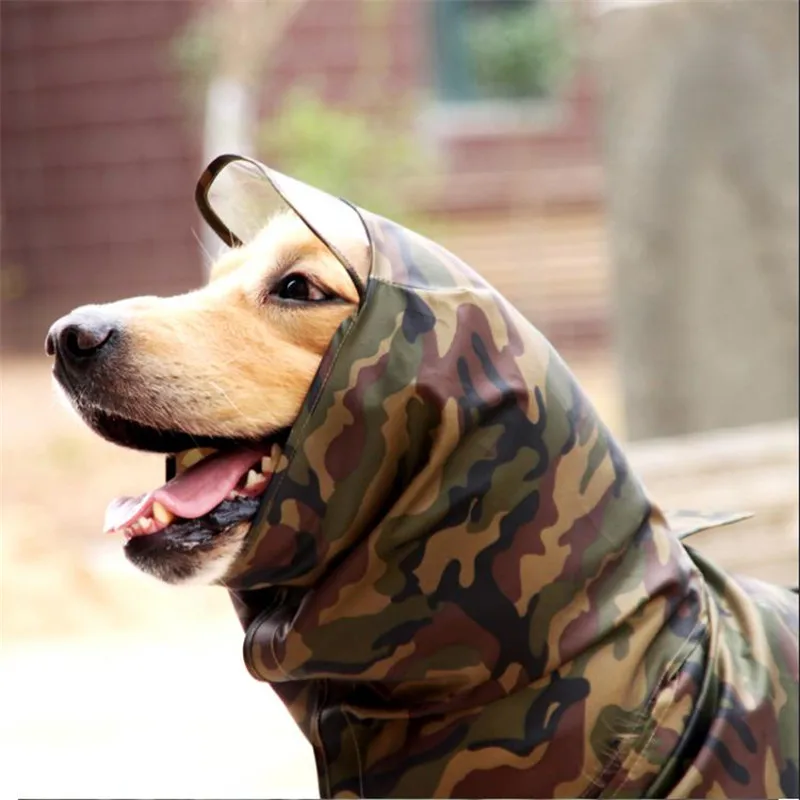 Дождевик для собак водонепроницаемая куртка крупных хаски самоед больших 6