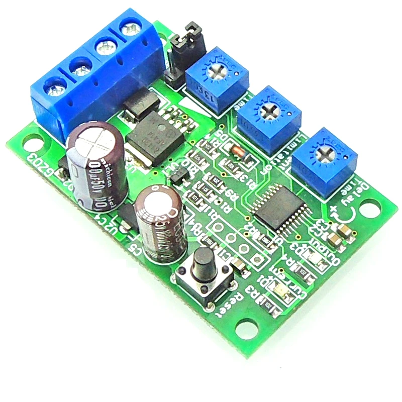 6V12V24V10A DC двигатель перегрузки по току протектор блок переключатель перегрузки протектор модуль регулируемый ток ограничения переключатель