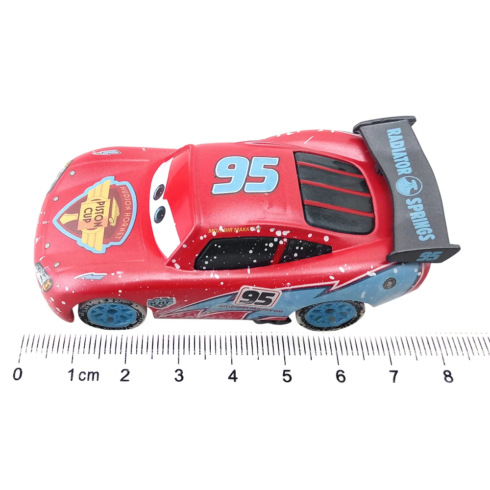 Disney Pixar Автомобили чашка для льда Гонщик Маккуин 1:55 Diecast металла Игрушечная
