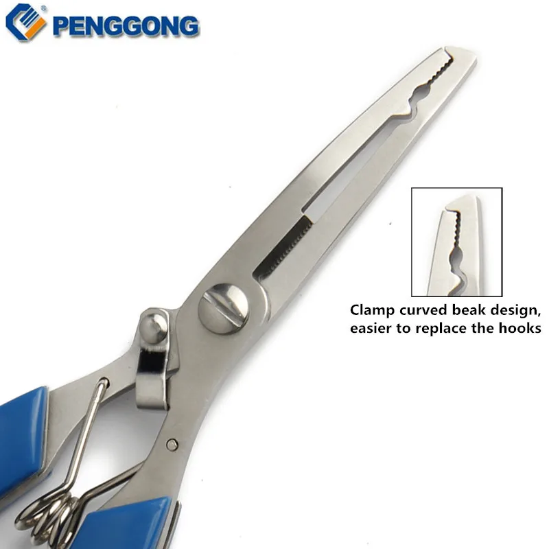 Pengong рыболовные плоскогубцы из нержавеющей стали многовитковые режущие Наборы