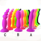 FAAK, цветная силиконовая Анальная пробка, Анальная пробка, секс-игрушки, стимуляция точки G, мастурбация, анальный фаллоимитатор, дешево