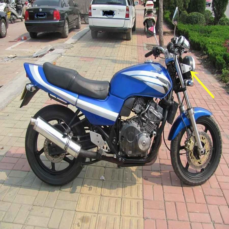 Фара для мотоцикла Honda CB1300/CB400 с фиксированным кронштейном и фиксированной