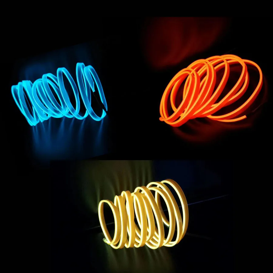 Car styling Lights Interior Decoration Moulding Strips EL Cold Line Flexible Atmosphere Lamp For OPEL ASTRA J G 2010-2017 | Автомобили и