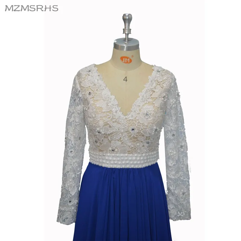 Robe de soiree Сексуальное Белое Кружевное длинное платье с v образным вырезом для