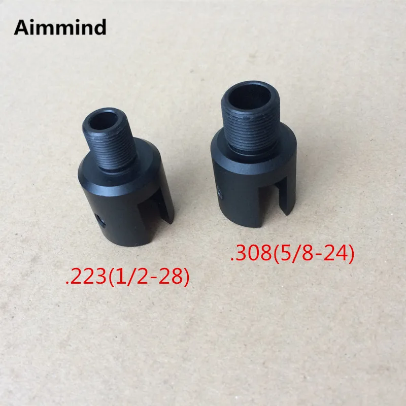 Алюминиевый Ruger 1022 10/22 1/2 28 5/8 24 намордник тормозной Резьбовой Адаптер. 223