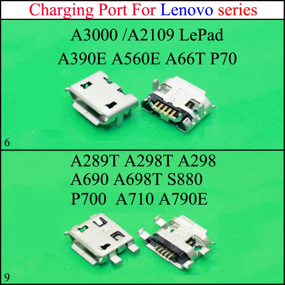 YuXi micro USB зарядный док-порт разъем для Lenovo A708T A798T S850 X2 A60 A788T A660 A289T зарядное