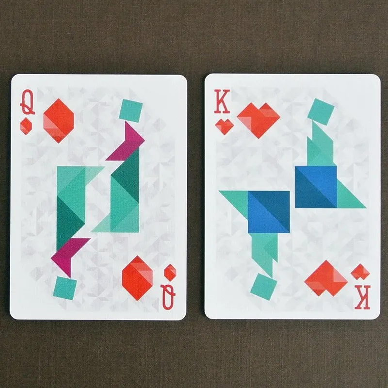 Игральные карты Tangram семи камней мудрости размер USPCC ограниченный выпуск