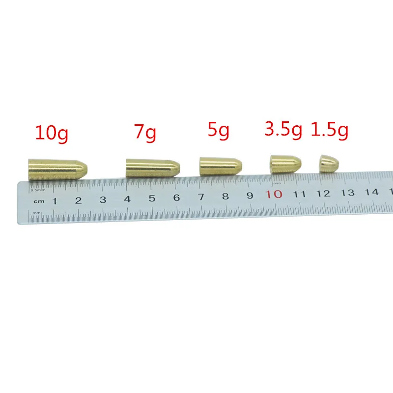 Умный рыболовный Sinker 20 шт. 1 8 г 3.5g 5g 7 10 медный вес рыболовные аксессуары в
