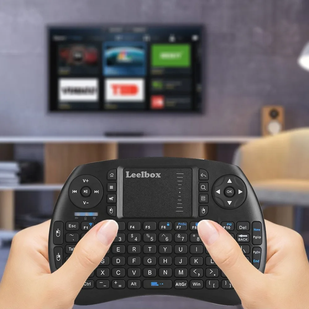 Leelbox 2 4 Ghz мини клавиатура английская воздушная мышь Мультимедийный пульт
