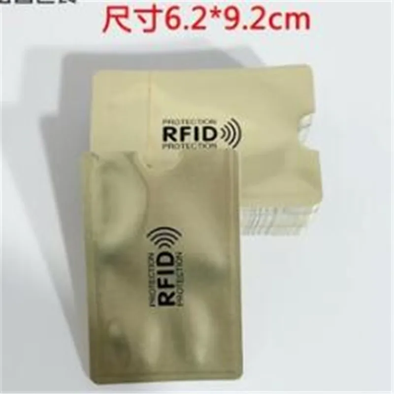 Цвет: желтый 10 шт. Анти Rfid Блокировка ридер замок держатель для карт Id банковский чехол для карт Защита Алюминиевый металлический умный Противоугонный кредитный держатель для карт - Цвет: Цвет: желтый