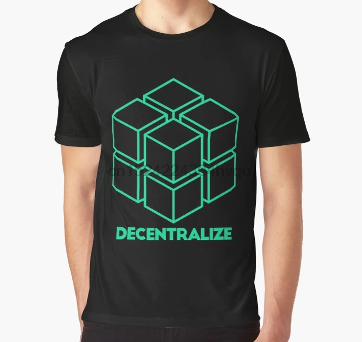 Все над печатью 3D футболка для мужчин смешная decoralize Биткойн графическая | Мужская