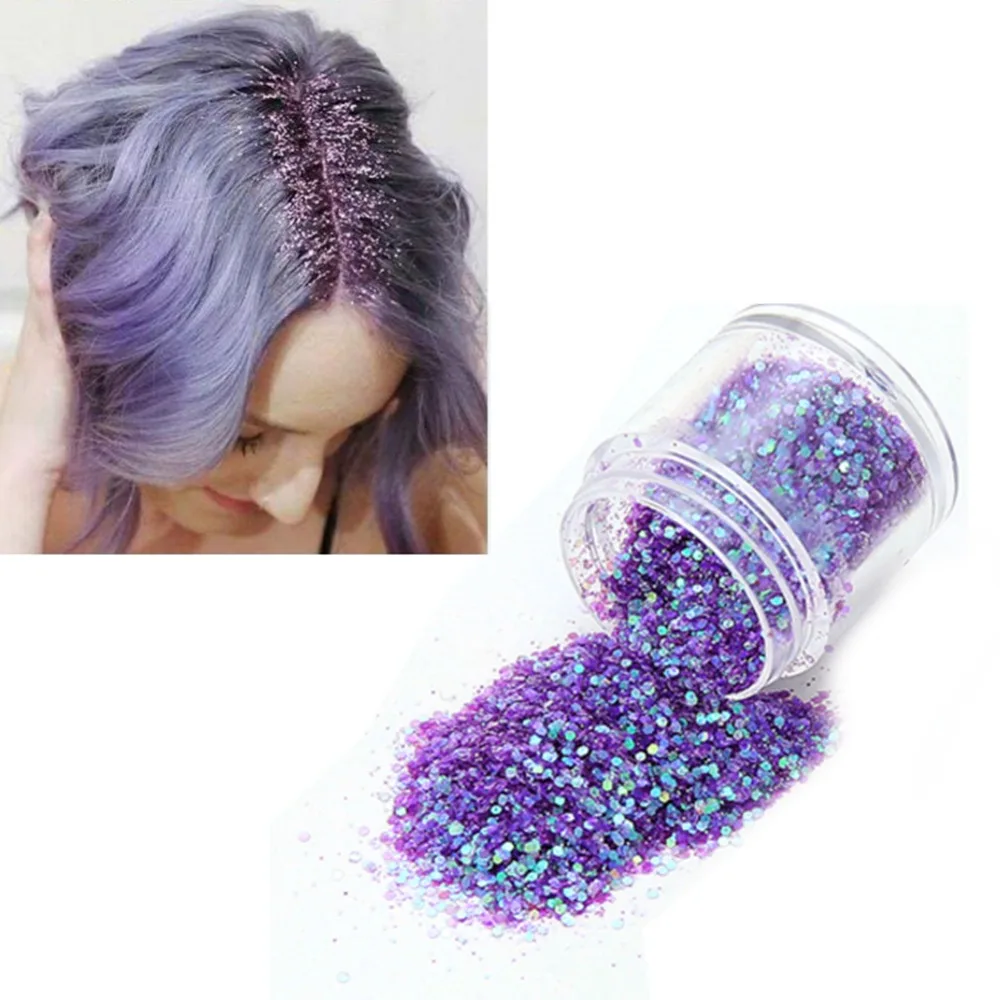 5 цветов/комплект голографические блестки фестиваль Красота Макияж лица Волосы