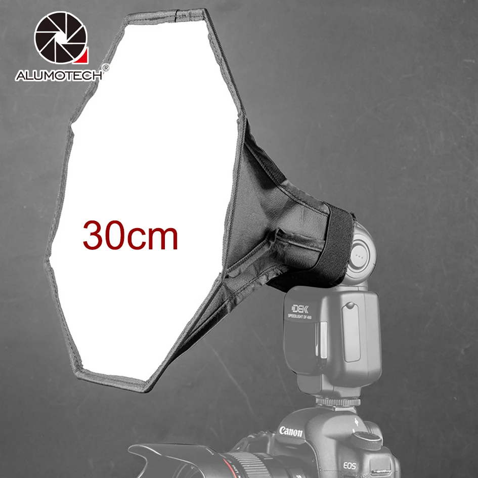 Фотовспышка ALUMOTECH для студийной камеры аксессуары освещения софтбокс 11 8