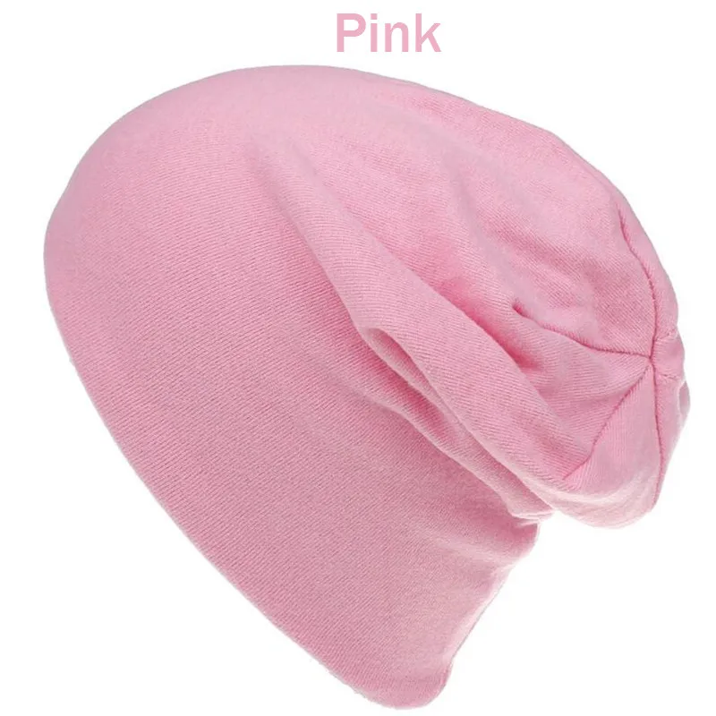 pink baby hat Детская зимняя теплая шапка, детский чепчик, Детские хлопковые мягкие шапки, шапки для маленьких мальчиков и девочек, meias infantil, Осенняя шапка для детей 1-4 лет - Цвет: pink baby hat