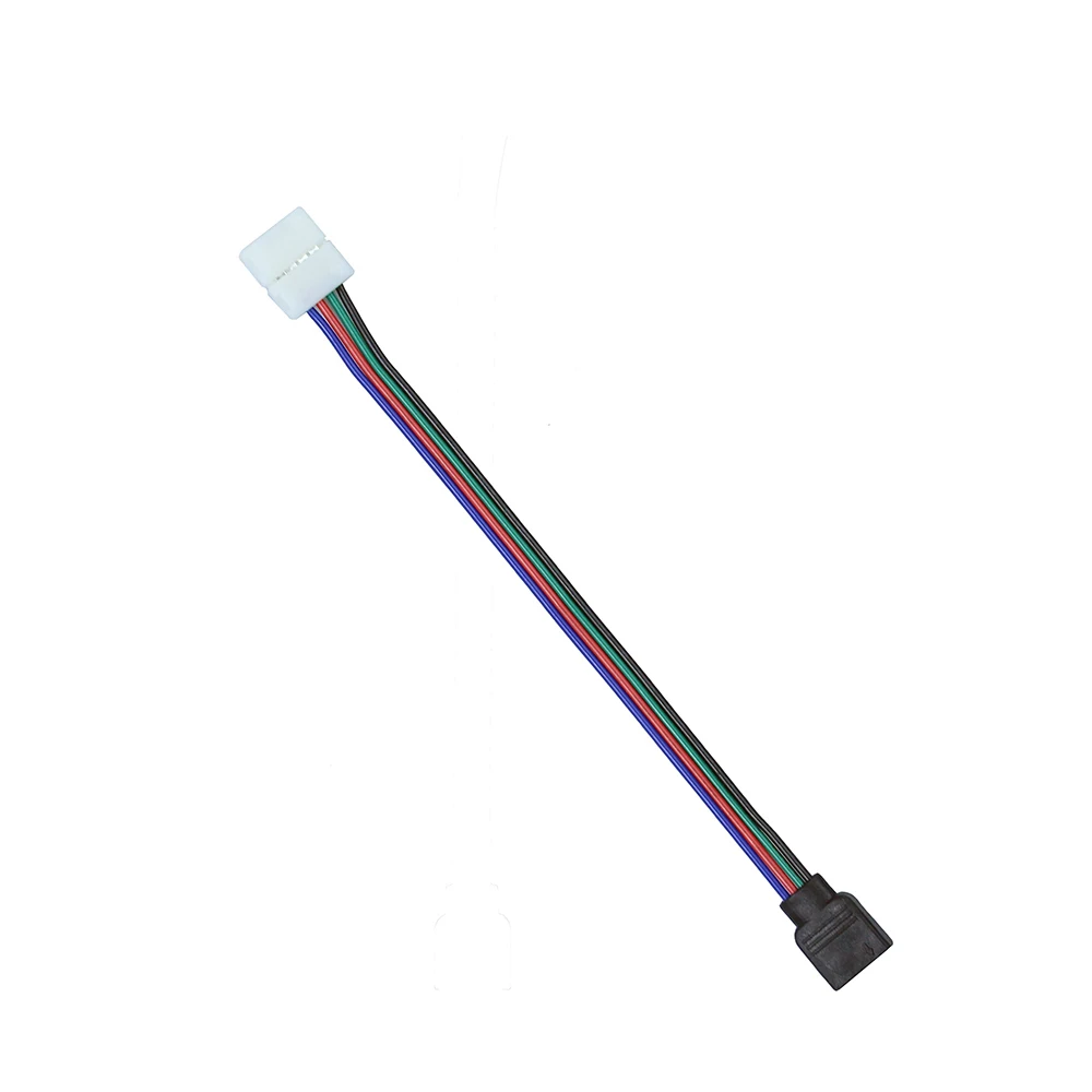 5 шт./лот 10 мм 4 Pin RGB Светодиодная лента Разъем Solderless PCB плата с гнездовым разъемом