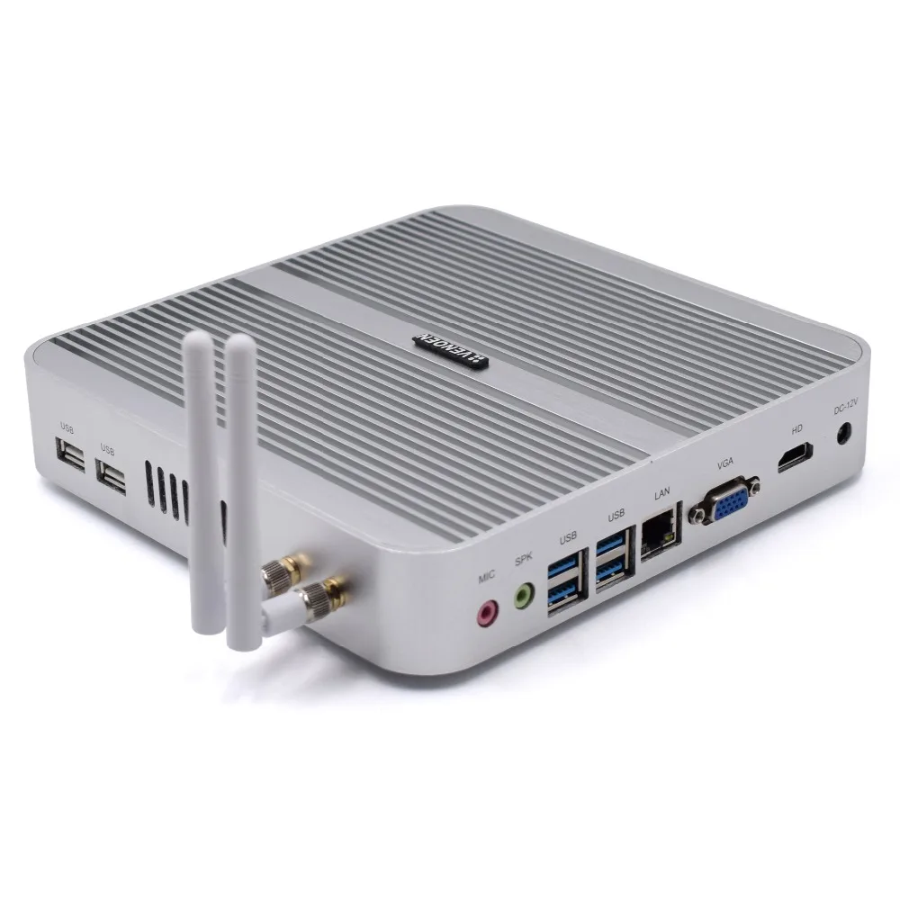 Мини пк HYSTOU i3 7100U без вентилятора Windows 10 Linux Core i5 8250U|Мини ПК| |