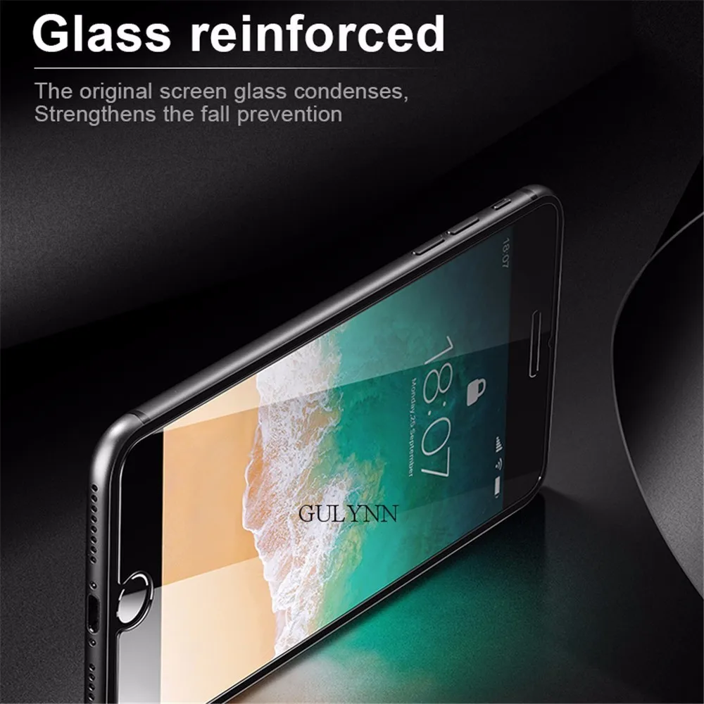 Защитное стекло для iPhone закаленное iphone 8 7 plus X 10 XS XR MAX 9H 0 26 мм | Мобильные телефоны и