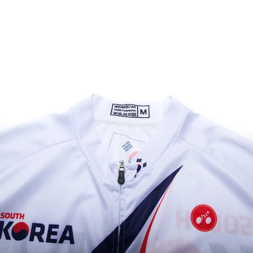 New Korea Men's Cycling Jersey Shirts Short Sleeve Funny Bicycle MTB Bike Tops Clothing Maillot Ropa Ciclismo