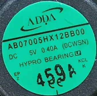 Новый охлаждающий вентилятор для ноутбука кулер подходит tsinghua tongfang V38 ADDA AB07005HX12BB00