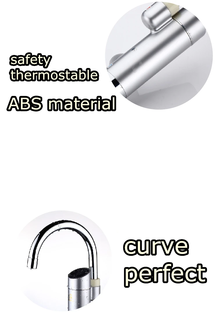 Мгновенный кран для горячей воды Электрический быстрый нагреватель безтанковый
