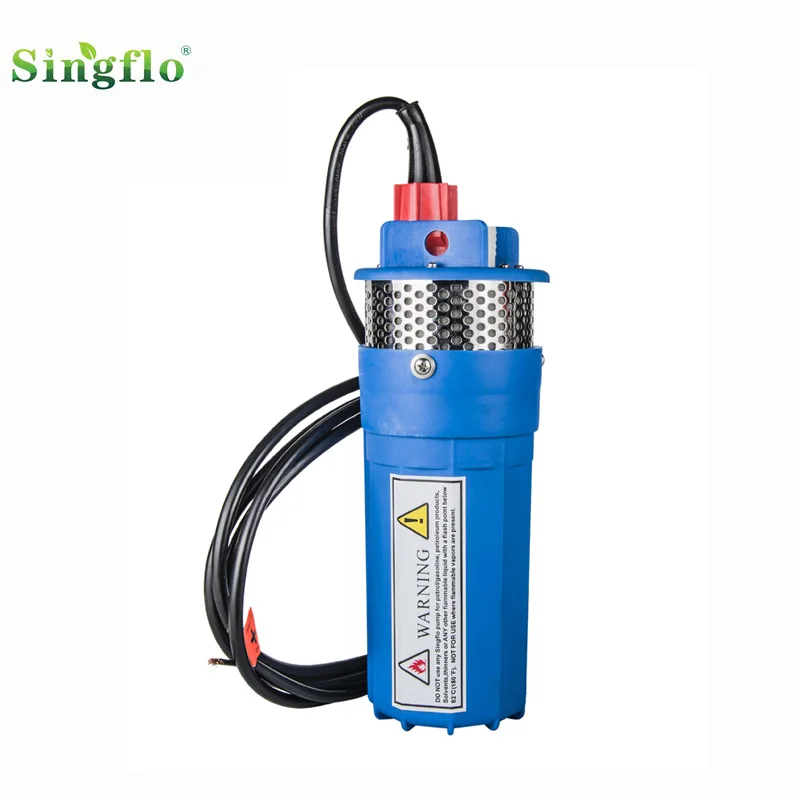 Погружной Солнечный водяной насос SINGFLO 24 вольт 6 л/мин подъем 70 метров
