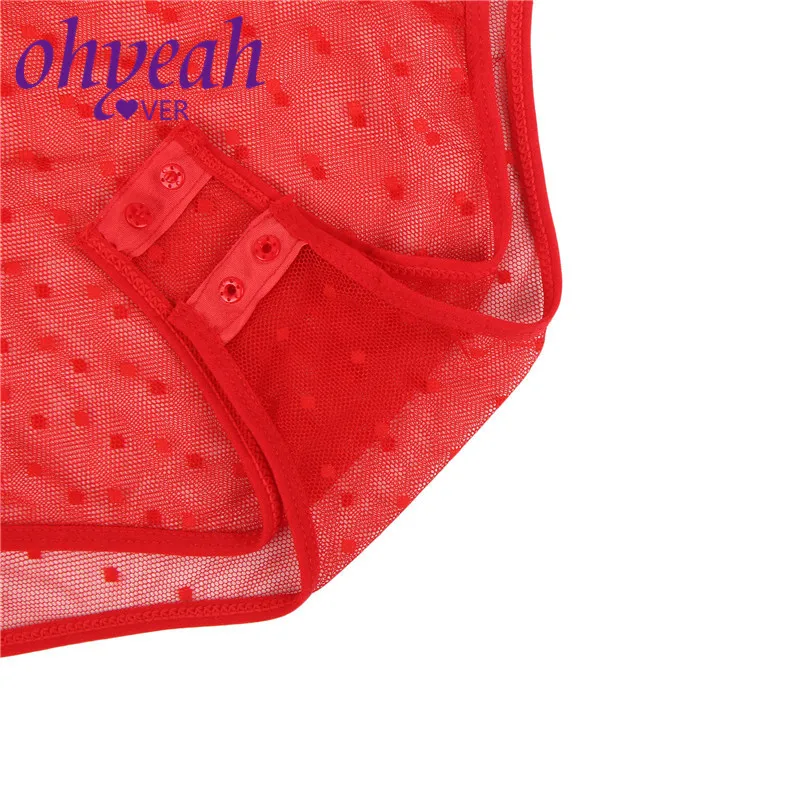 Ohyeahlover прозрачное Женское боди для женщин боди Кружевное боди с длинным рукавом боди Mujer размера плюс комбинезоны с v-образным вырезом RM80776