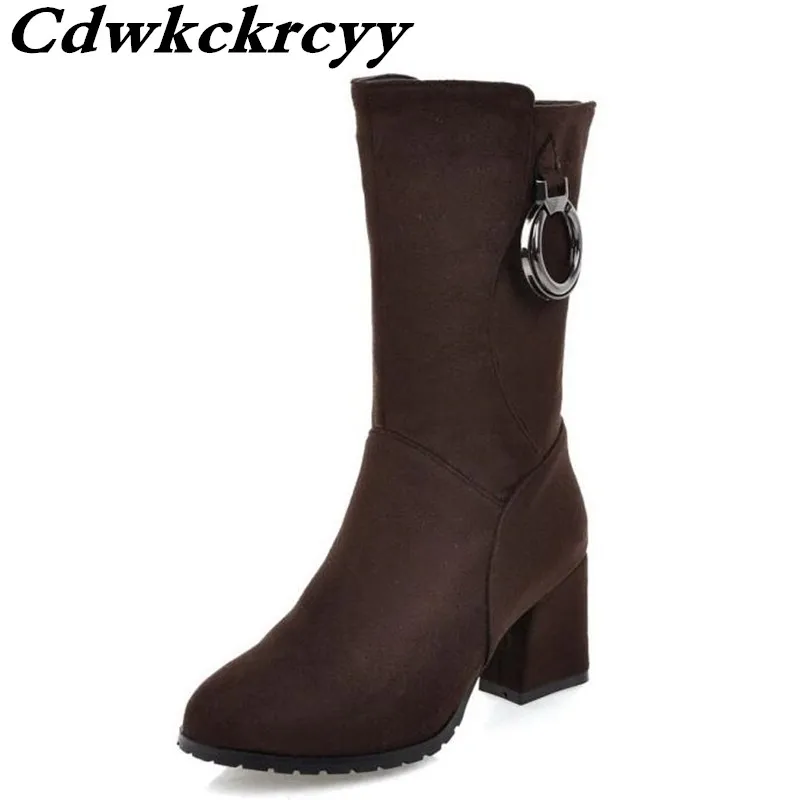 

products winter New style fashion girl Winter boots Minimalism Cashmere thickening Keep warm Leisure time Women Boots size 34-43