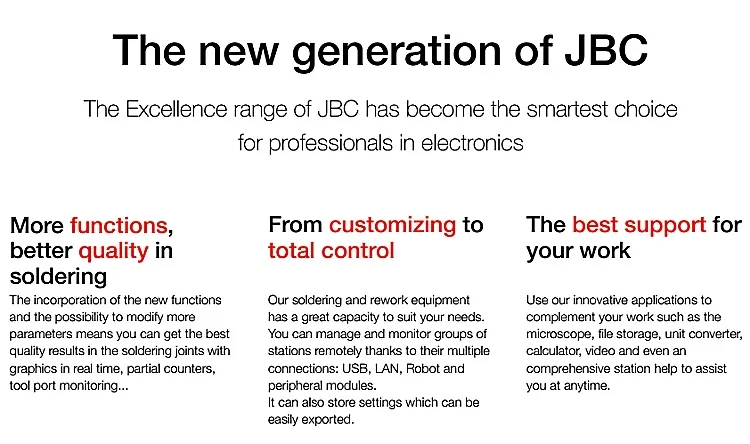 Оригинальная JBC NANE-2B NANO паяльная станция с двумя сварочными ручками